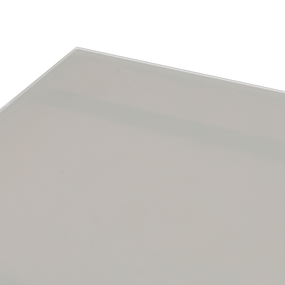 Mesa extensible ORICK 100*200/300 alum.blanco cristal gris claro