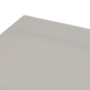 Mesa extensible ORICK 100*200/300 alum.blanco cristal gris claro