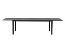 Mesa extensible ORICK 100*200/300 alum.antracita  cristal antracita