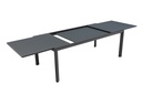 Mesa extensible ORICK 100*200/300 alum.antracita  cristal antracita