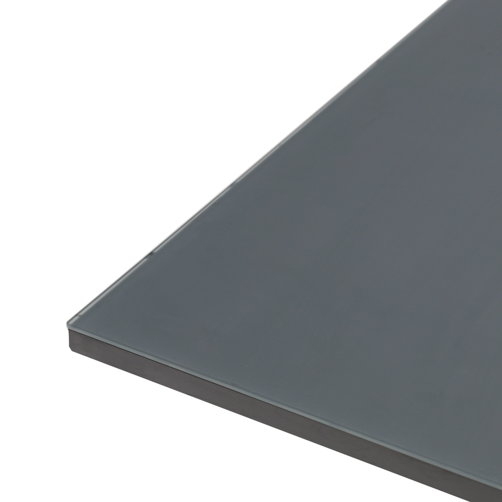 Mesa extensible ORICK 100*200/300 alum.antracita  cristal antracita