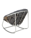 Butaca balancin Bely aluminio y rattan sintetico