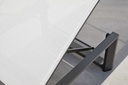 Tumbona Onix aluminio antracita textilene gris medio