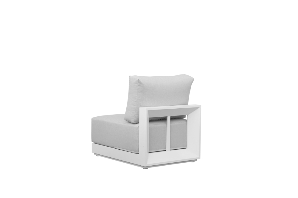 Modulo ampliacion Onix. Aluminio blanco cojineria gris claro