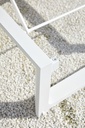 Tumbona Onix aluminio blanco textilene gris claro