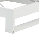 Daybed Niland. Aluminio blanco y tejido nautico blanco