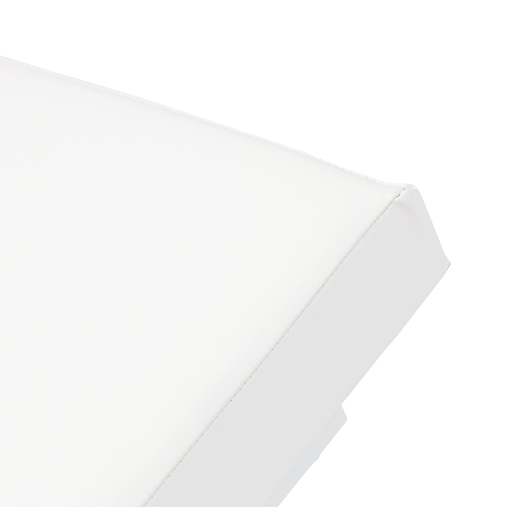 Tumbona Niland. Aluminio blanco y tejido nautico blanco