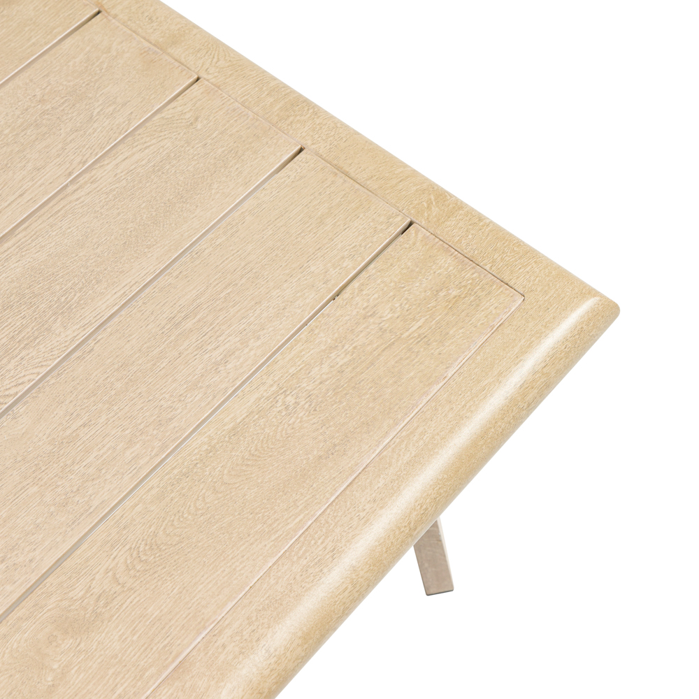 Mesa de centro Harmony aluminio efecto  madera