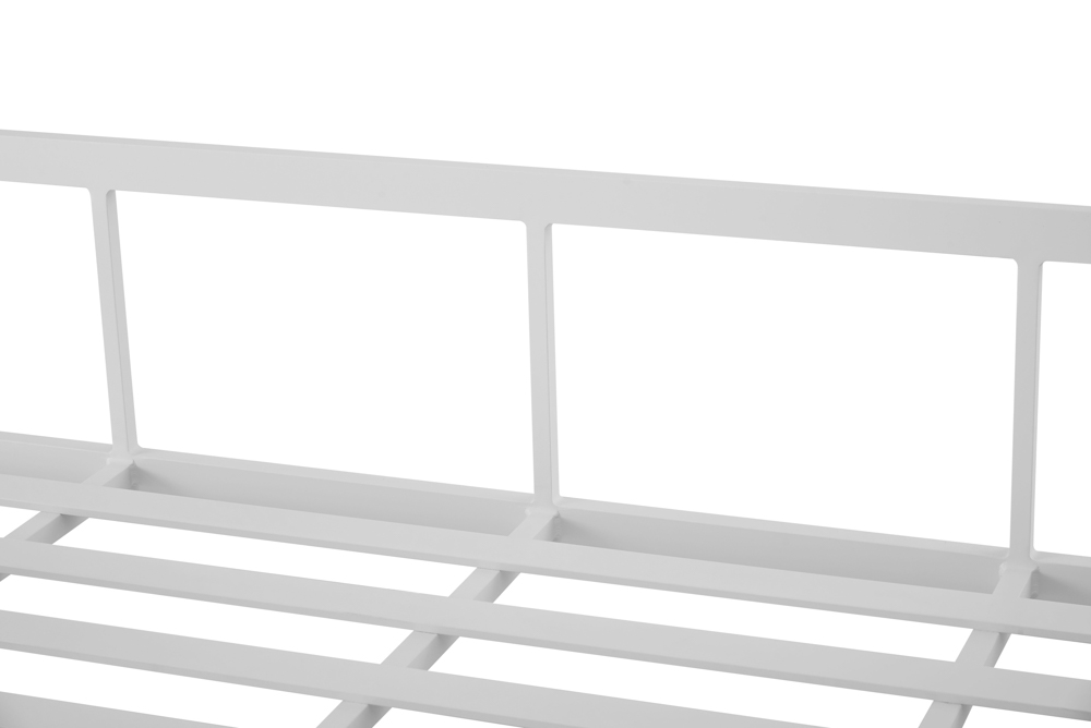 Sofa 3 plazas Niland aluminio blanco y cojineria blanca