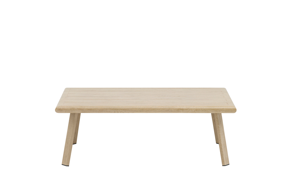 Mesa de centro Harmony aluminio efecto  madera