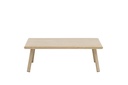 Mesa de centro Harmony aluminio efecto  madera