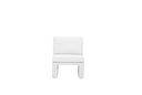 Modulo ampliacion Niland alu blanco y cojineria blanca.