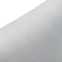 Sofa 1 plaza Ione aluminio antracita y textil gris medio 