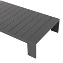 Mesa de centro Ione aluminio antracita.