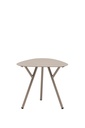Mesa auxiliar Galt diam.50 aluminio taupe