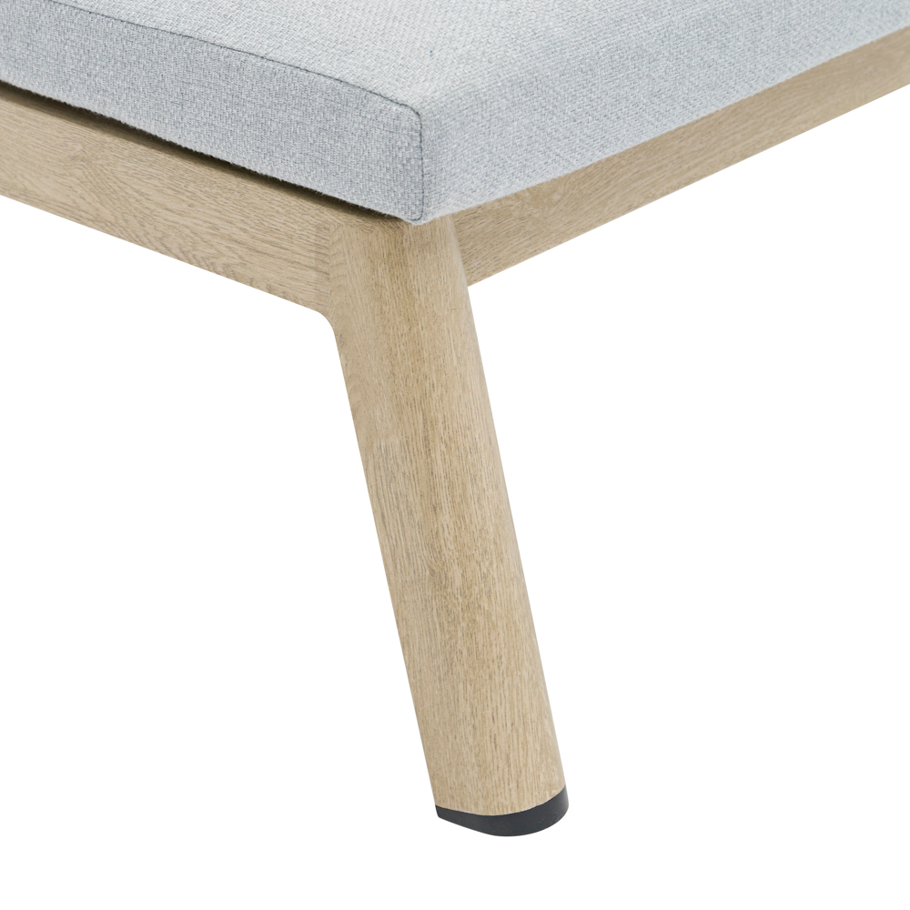 Tumbona Harmony aluminio efecto madera.