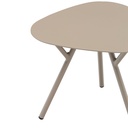 Mesa auxiliar Galt diam.50 aluminio taupe