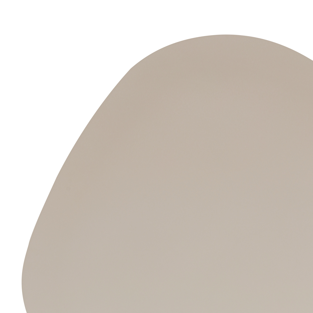 Mesa auxiliar Galt diam.50 aluminio taupe
