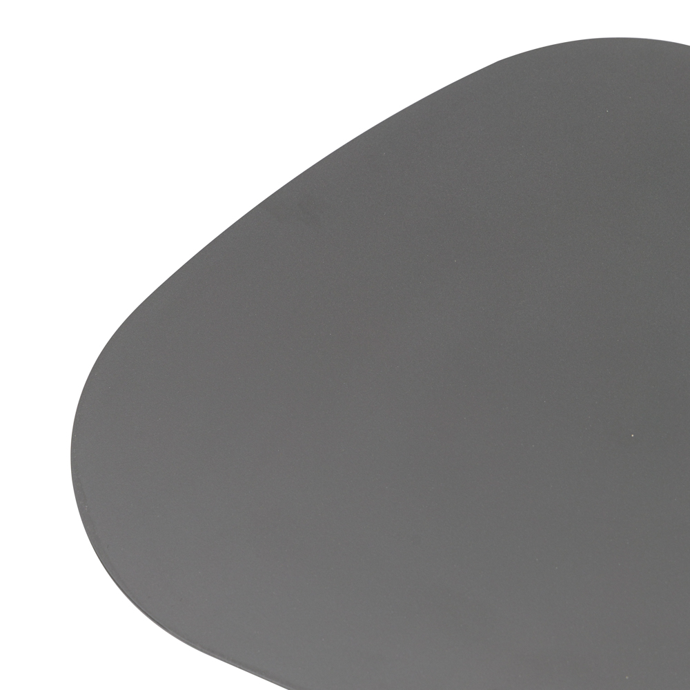 Mesa auxiliar Galt diam.50 aluminio antracita