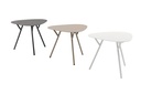 Mesa auxiliar Galt diam.60 aluminio taupe