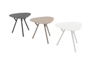 Mesa auxiliar Galt diam.60 aluminio taupe