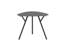Mesa auxiliar Galt diam.60 aluminio antracita