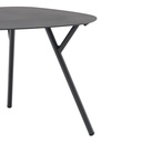 Mesa auxiliar Galt diam.60 aluminio antracita
