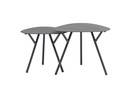 Mesa auxiliar Galt diam.60 aluminio antracita