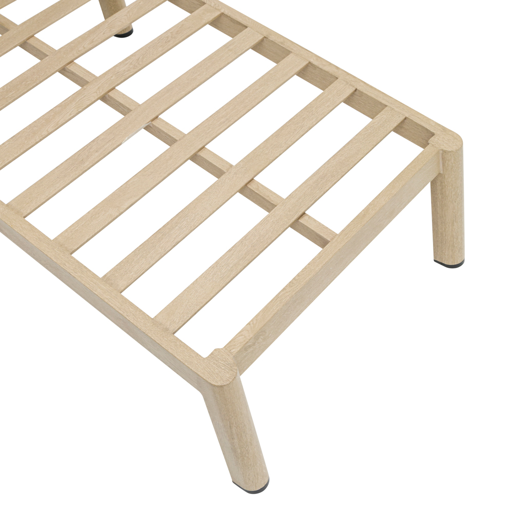 Tumbona Harmony aluminio efecto madera.