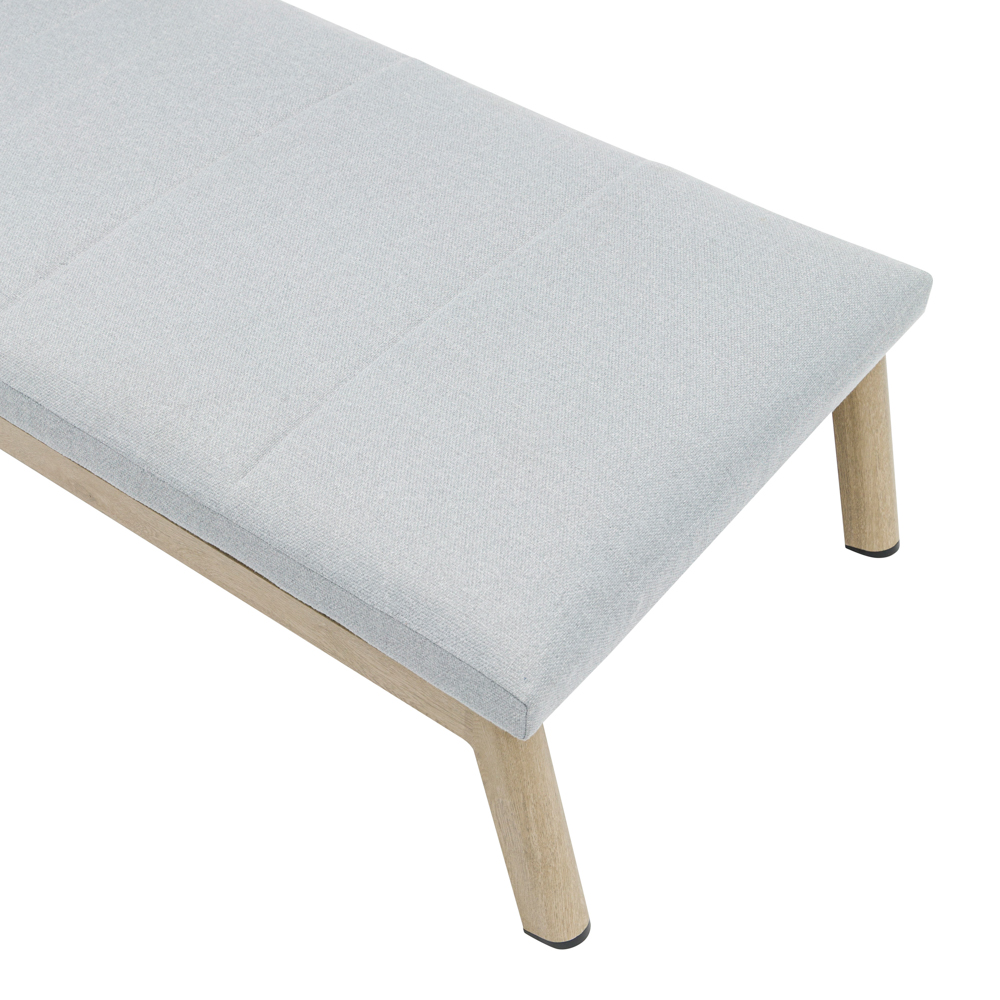 Tumbona Harmony aluminio efecto madera.