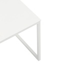 Mesa auxiliar Davis aluminio blanco