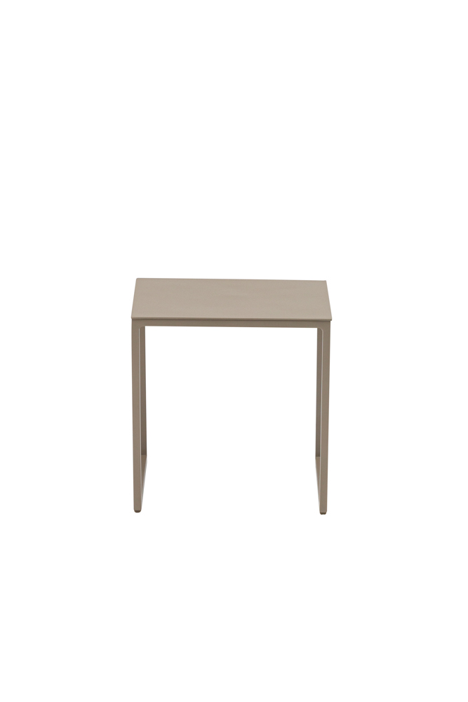 Mesa auxiliar Davis aluminio taupe