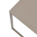 Mesa auxiliar Davis aluminio taupe