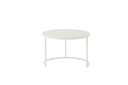 Set mesas auxiliares albury aluminio blanco.