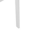 Silla de comedor Adin Alu blanco textilene blanco