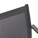 Silla de comedor Adin Alu antracita textilene antracita