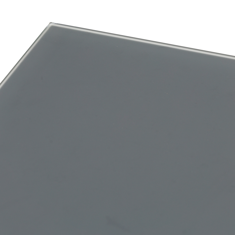 Mesa de comedor Adin 90*90 alum.antracita  cristal antracita
