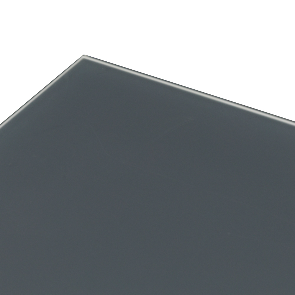Mesa de comedor Adin 160*90 alum.antracita  cristal antracita