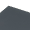 Mesa de comedor Adin 160*90 alum.antracita  cristal antracita