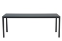 Mesa de comedor Adin 200*90 alum.antracita  cristal antracita