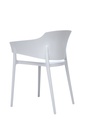 Silla con brazos Roy blanca