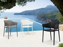 Silla con brazos Roy blanca