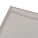 Tumbona Bangor aluminio blanco y textilene gris claro