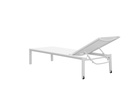 Tumbona Bangor aluminio blanco y textilene blanco