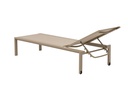 Tumbona Bangor aluminio taupe y textilene taupe