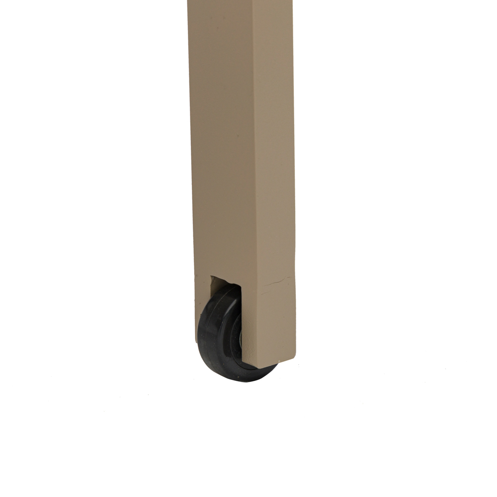 Tumbona Bangor aluminio taupe y textilene taupe