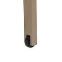 Tumbona Bangor aluminio taupe y textilene taupe
