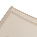 Tumbona Bangor aluminio taupe y textilene taupe