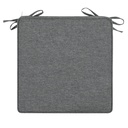 Cojin de asiento 36x36x5cm color gris marino