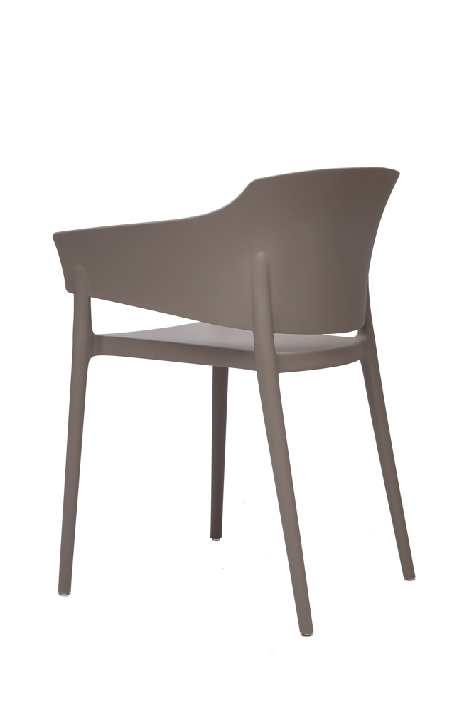 Silla con brazos Roy taupe